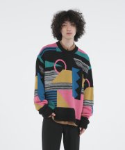Iroquois_ABSTRACT JQ KNIT_BLK