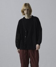 Iroquois_MESH MOLDED KNIT CD_BLK