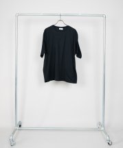 Iroquois_60/2 MERCERIZING JERSEY H/S_BLK