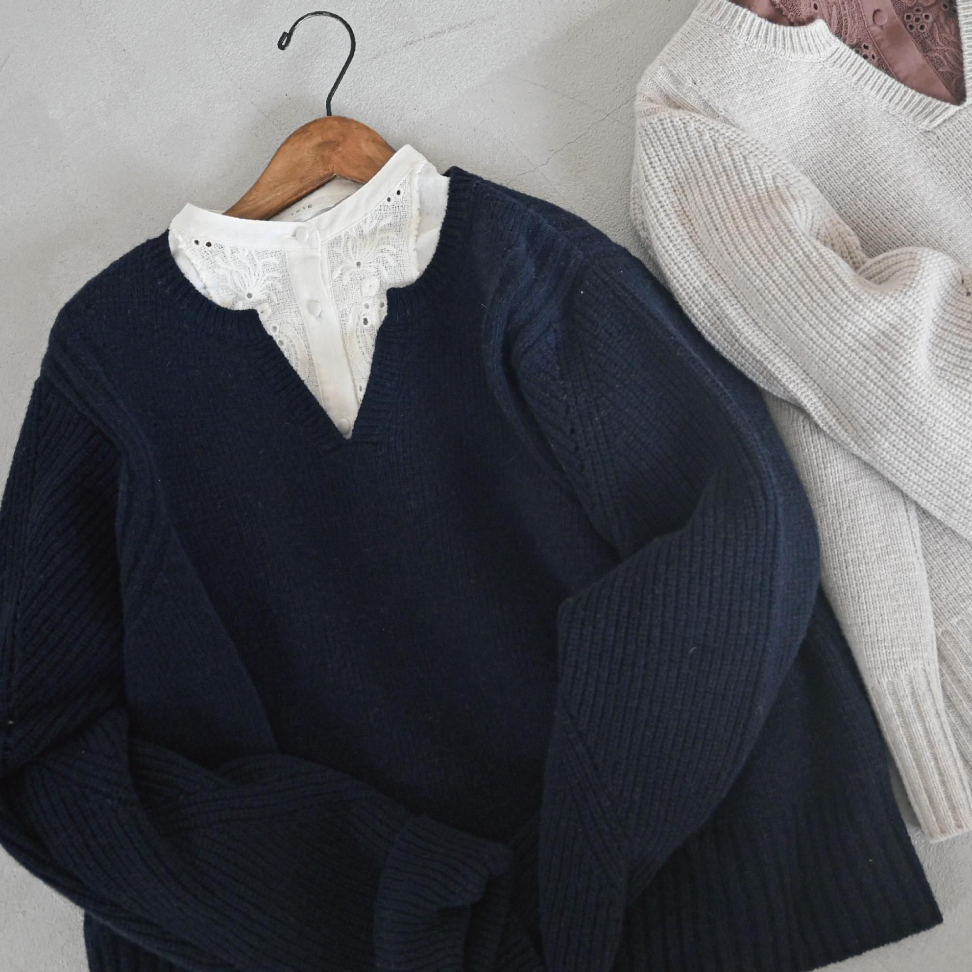 【新品未使用】HER. コットンバルーンスリーブブラウス HER.（ハー）の「コットンバルーンスリーブブラウス（シャツ