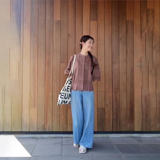 tete cottonlace＿blouseコットンレースブラウス　モカベージュ 限定色-latté beige〉 05_cotton lace blouse