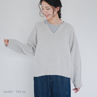 <img class='new_mark_img1' src='https://img.shop-pro.jp/img/new/icons8.gif' style='border:none;display:inline;margin:0px;padding:0px;width:auto;' />11_　keyneck　box _knit　「right　gray」