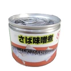 【お買い得】日本食品工業　さば味噌煮缶 200g（固形量150ｇ）