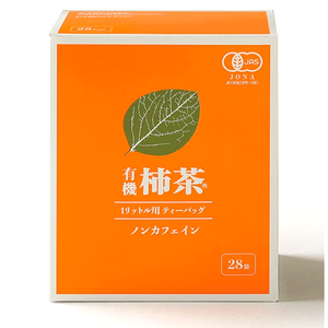 四国産農薬不使用 有機柿の葉「柿茶」１リットル用ティーバッグ（ノンカフェイン）　28袋入