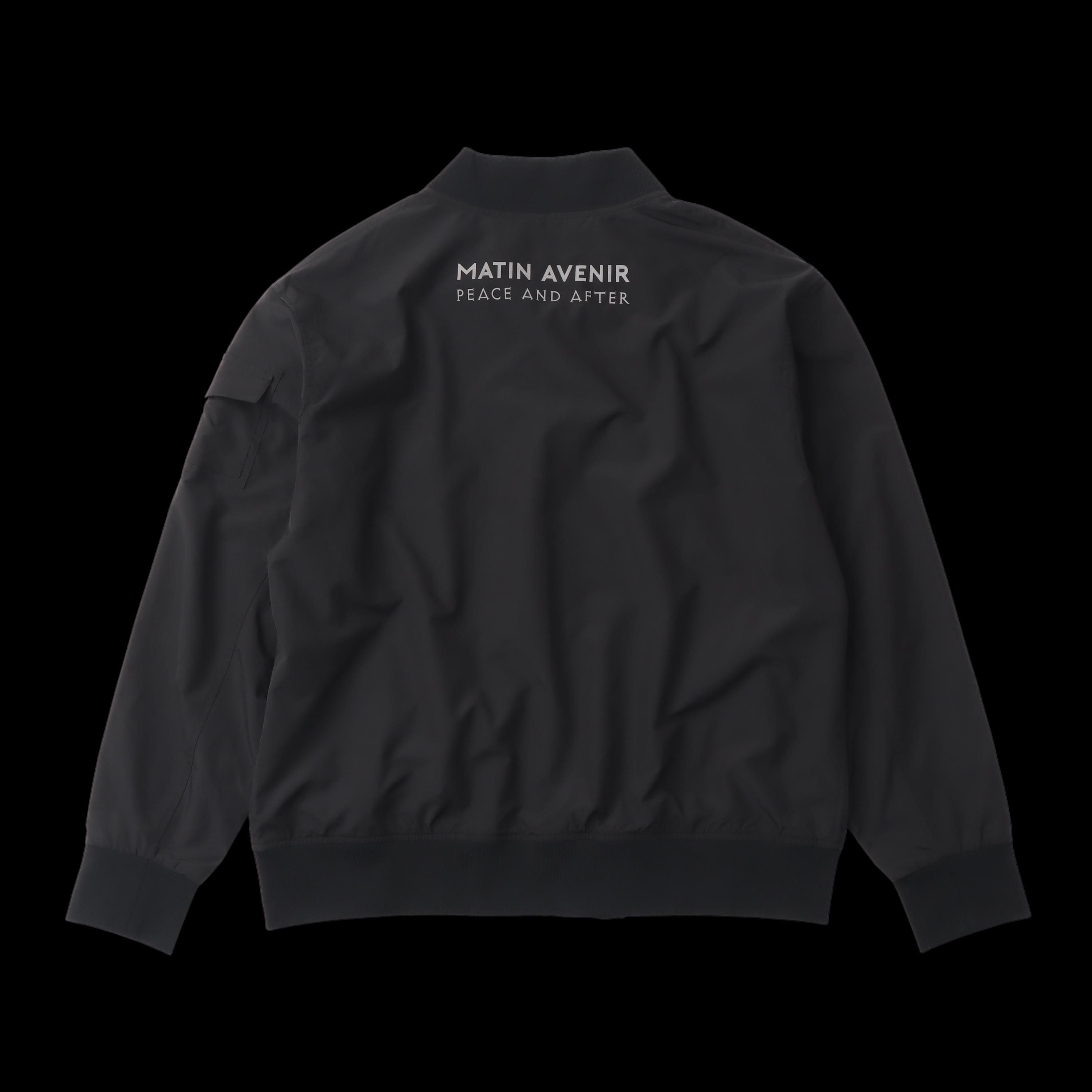 なか MATIN AVENIR ブラックフライトジャケット S-XL MATIN AVENIR ブラックフライトジャケット S-XL なか MATIN