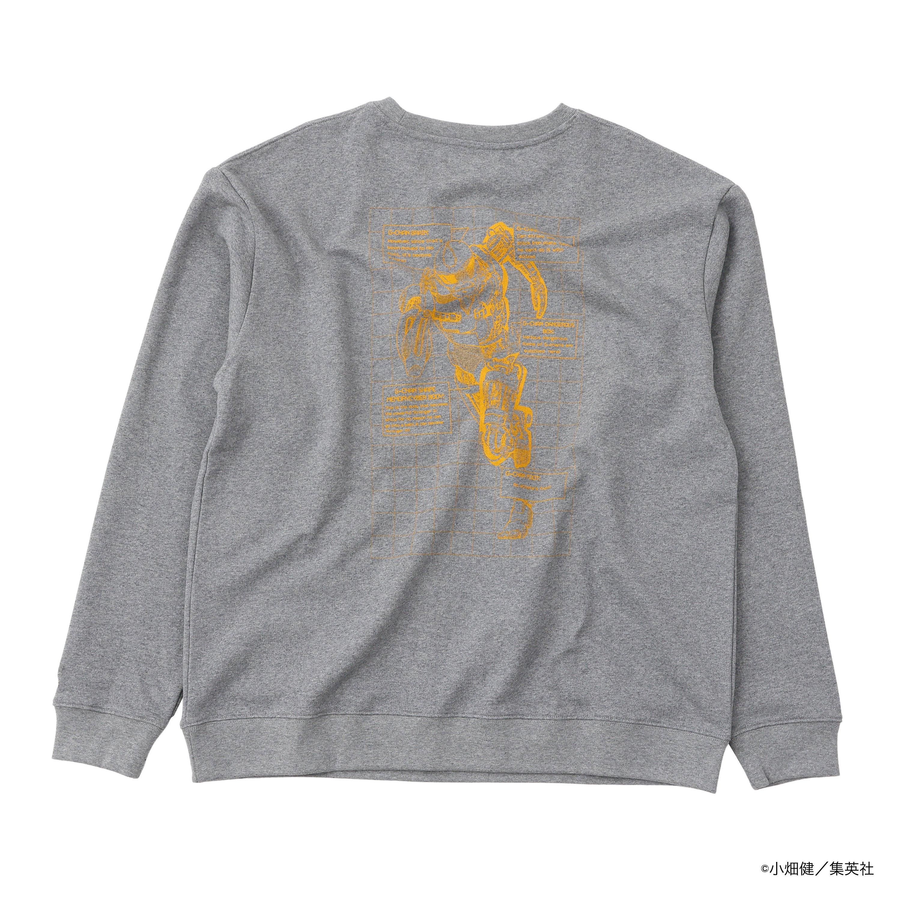 CYBORGじいちゃんG】Grid Line Sweatshirt - peaceandafter
