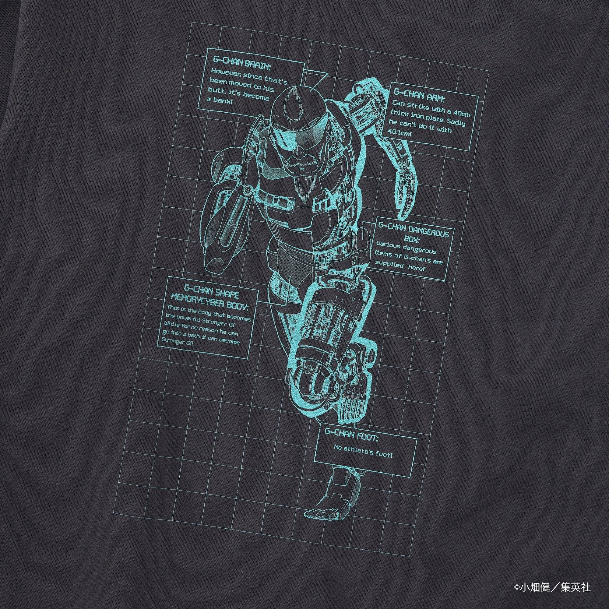 CYBORGじいちゃんG】Grid Line Sweatshirt - peaceandafter