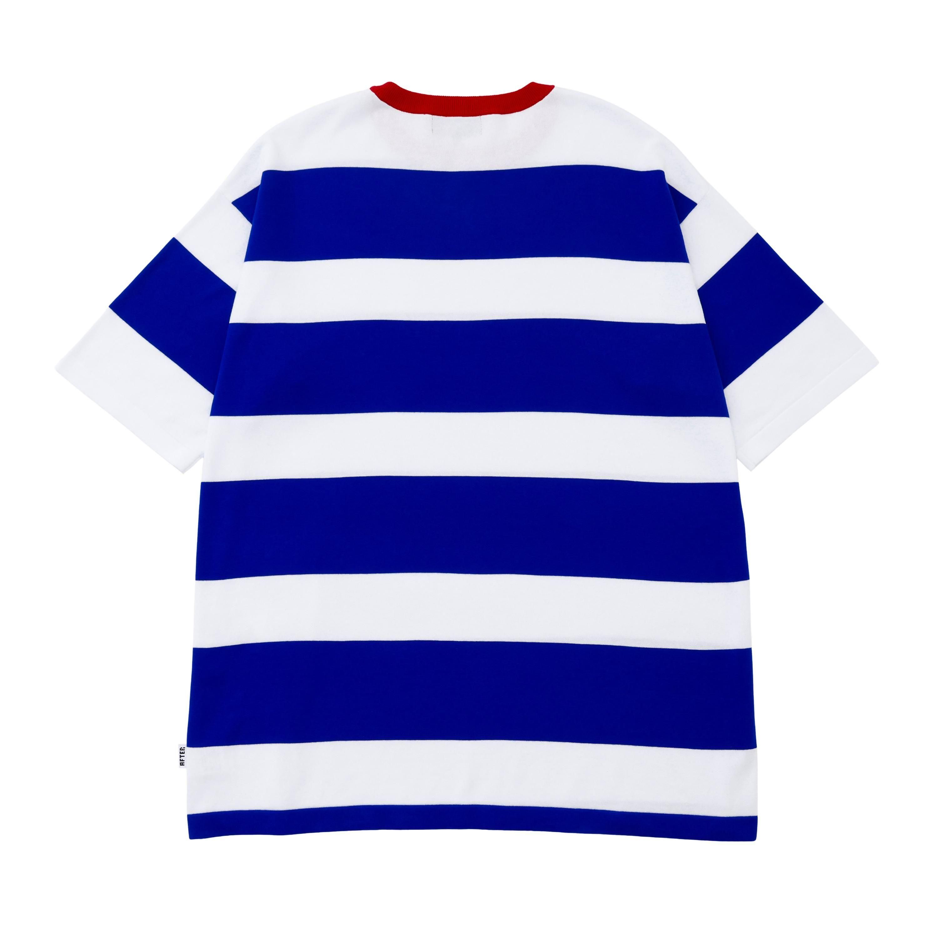 【今季新作】USA cotton border T-shirt【新品】 Border T-SHIRT - peaceandafter