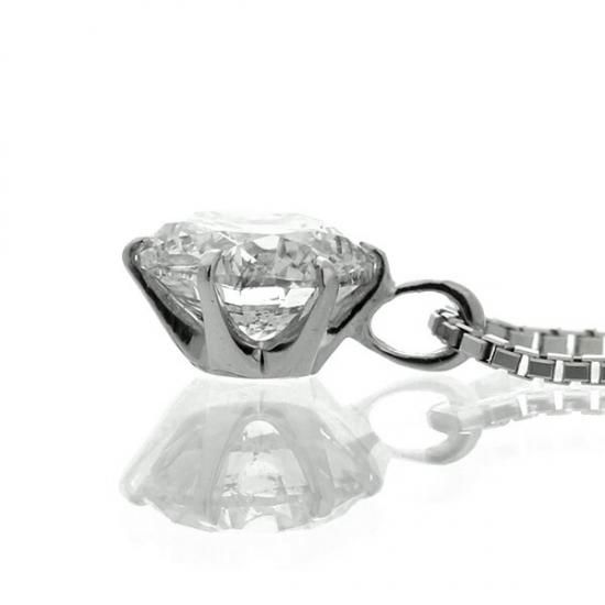 今月のみネックレス天然ダイヤ大粒0.4ct 【PT900 プラチナ】新品6本爪 ダイヤモンド ネックレス 一粒 0.7ct 6本爪 プラチナ Pt900 トリプル