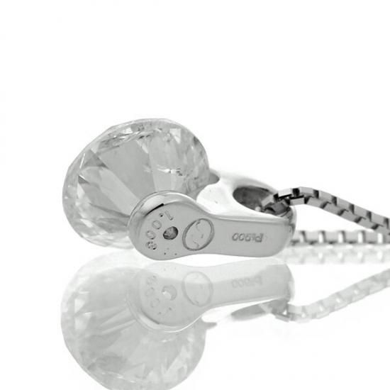 1カラット ダイヤモンド ネックレス 一粒 1.0ct 一点留 プラチナ