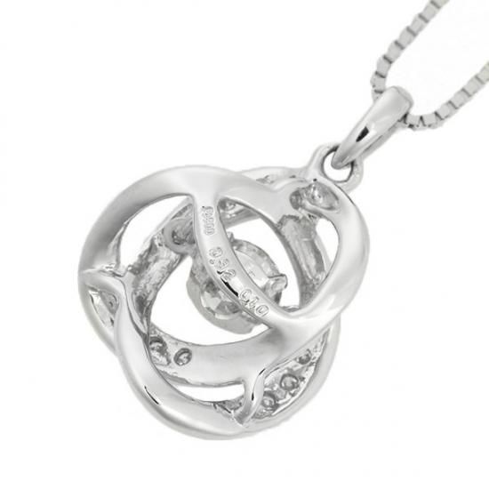 ダンシングストーン ダイヤモンド ネックレス 0.4ct プラチナ