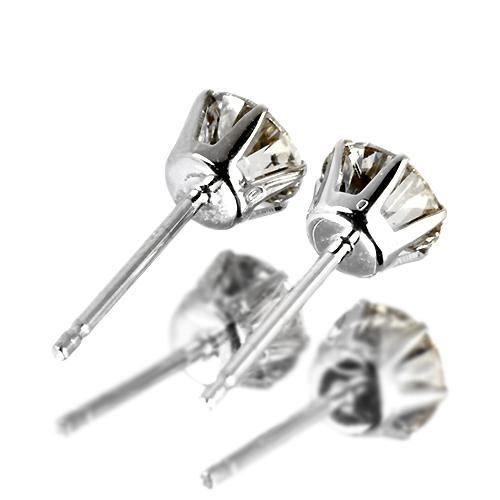 残り2ペア大特価Pt900天然ダイヤモンド計0.50ct 6本爪ピアス スタッド 楽天市場】0.5ct ダイヤモンド スタッド ピアス ソリティア 6本