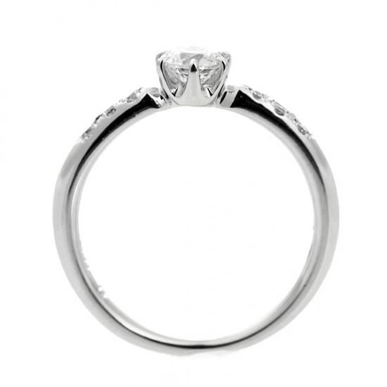 ダイヤモンド リング 0.3ct Pt900 ハートアンドキューピット D