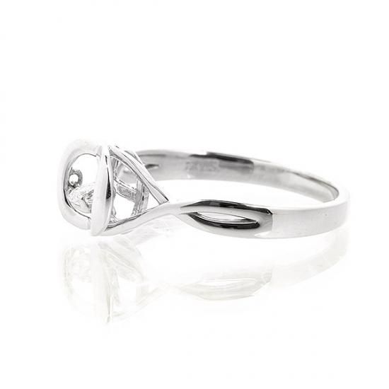 ダンシングストーン ダイヤモンド リング 0.1ct Pt900 揺れる