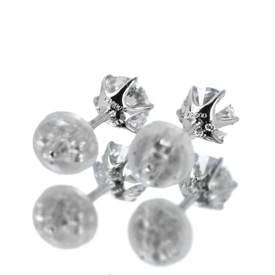 【22-42】ダイヤモンド　ピアス　D0.5ct 楽天市場】【22金ピアス】片耳販売22金0.05ctダイヤ爪留セカンド