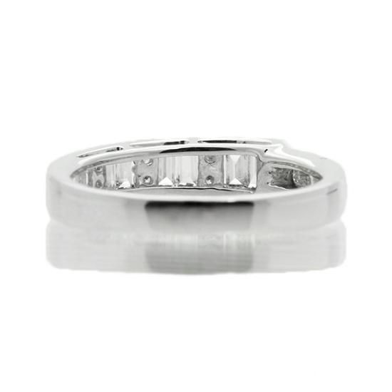 ダイヤモンド リング 0.5ct Pt900 プラチナ 一文字 バケット
