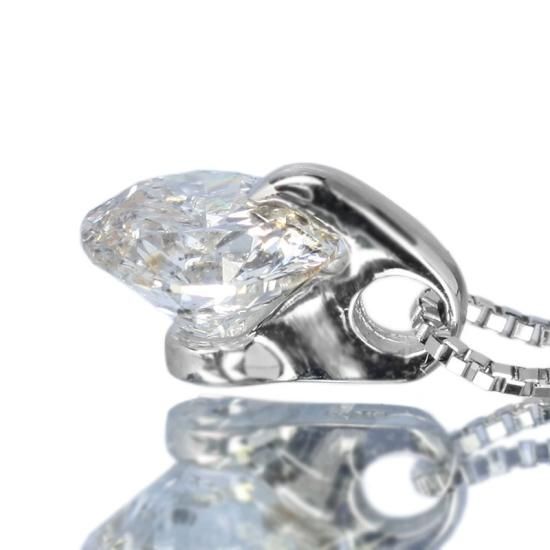 1カラット ダイヤモンド ネックレス 一粒 一点留 Pt900 Gカラー 1カラット ダイヤモンド ネックレス 一粒 一点留 Pt900 Gカラー