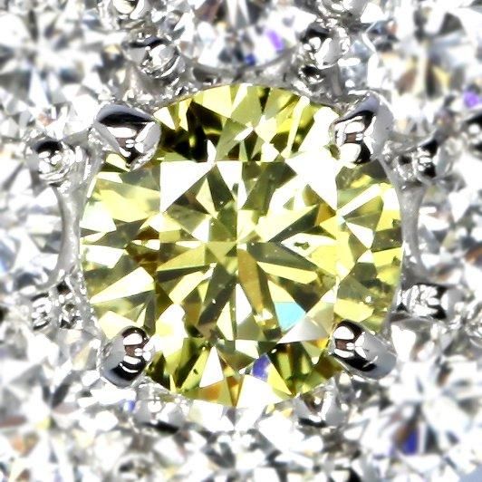 0.3ct イエローダイヤモンド リング プラチナ FANCY INTENSE 0.3ct イエローダイヤモンド リング プラチナ FANCY INTENSE