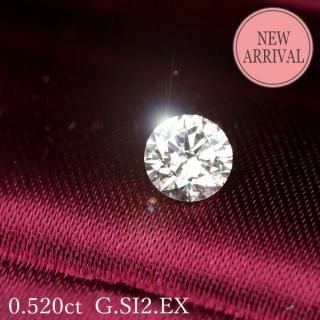 0.5å ŷ  롼 0.520ct G顼 SI2 EXCELLENT и   ͥå쥹 ԥ  饦ɥ֥ꥢ 4 