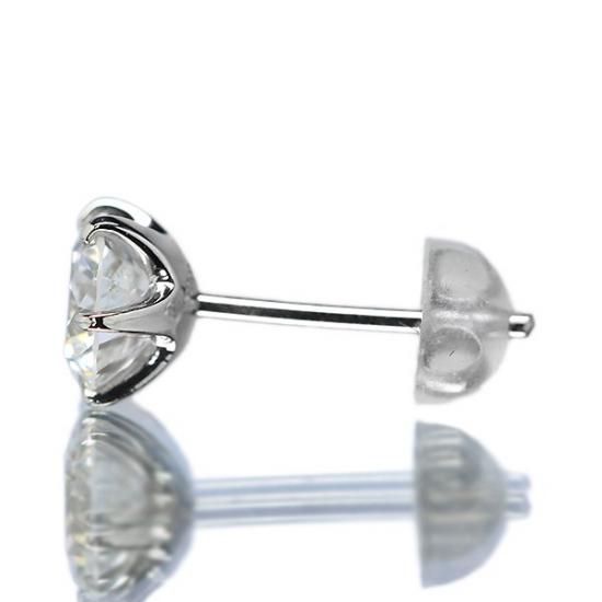 1.2ct ダイヤモンド ピアス 0.6×0.6ct Pt900 Dカラー SI2