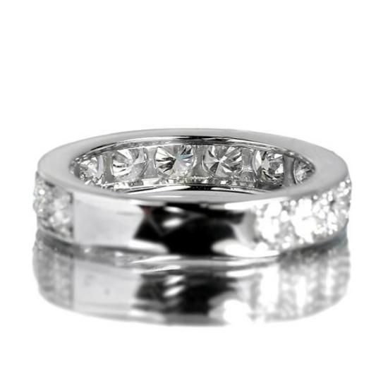 天然ダイヤモンド エタニティリング Pt950 2カラット Hカラー SIクラス