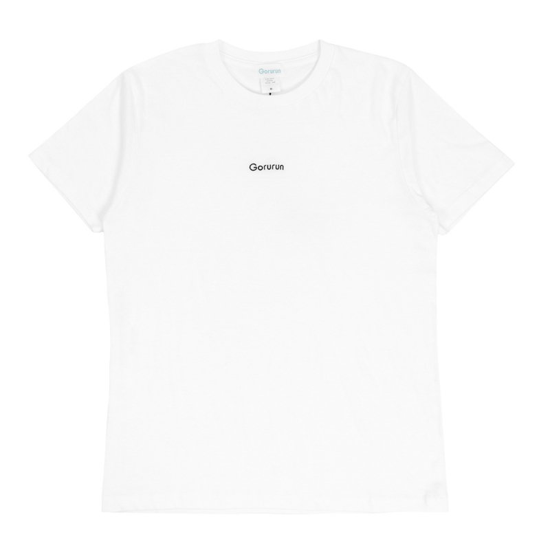 【50%オフ】ロゴ刺繍 スタンダート Tシャツ / ホワイト