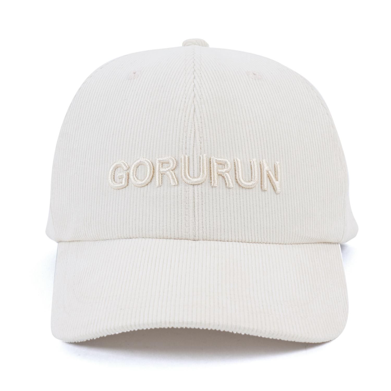 Gorurun コーデュロイキャップ / オフホワイト | Gorurun ごるらん