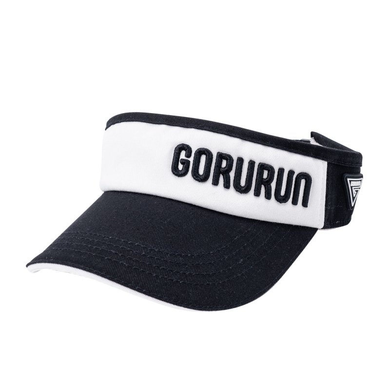 Gorurun トライアングルロゴ サンバイザー / ブラック