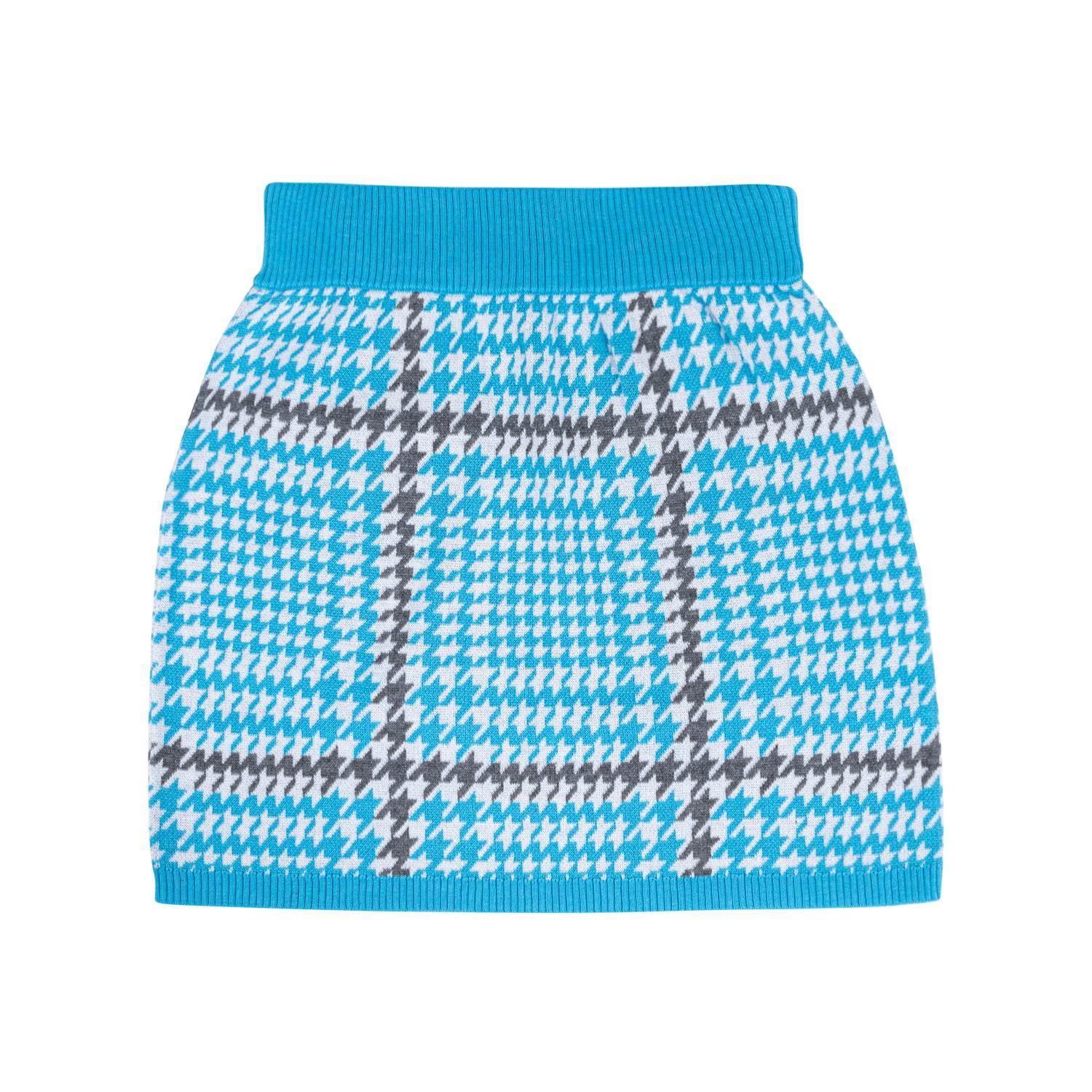 gorurun チェックダブルジャガード セットアップ プルオーバー&スカート