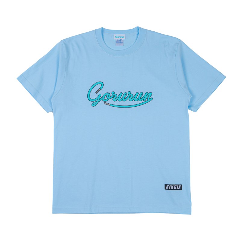 Gorurun × KIXSIX コラボ Tシャツ ライトブルー