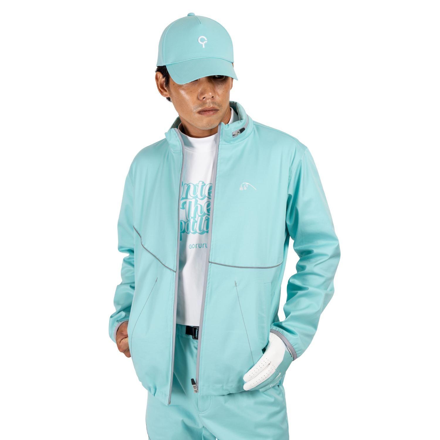 リフレクター パイピング ブルゾン / ゴルランブルー | Gorurun ごるらん