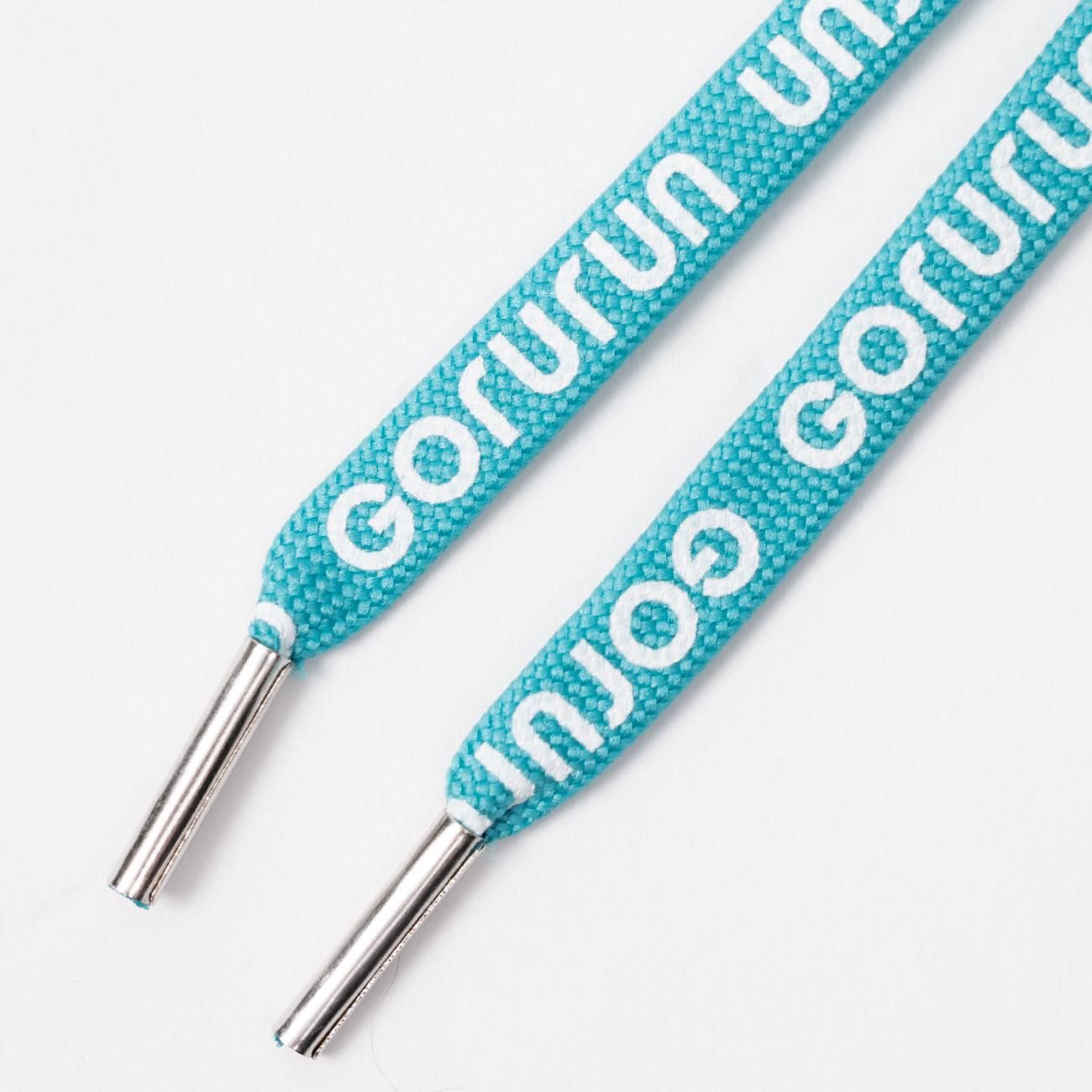 Gorurun × KIXSIX コラボ ロゴシューレース ゴルランブルー Gorurun × KIXSIX コラボ ロゴシューレース ゴルランブルー