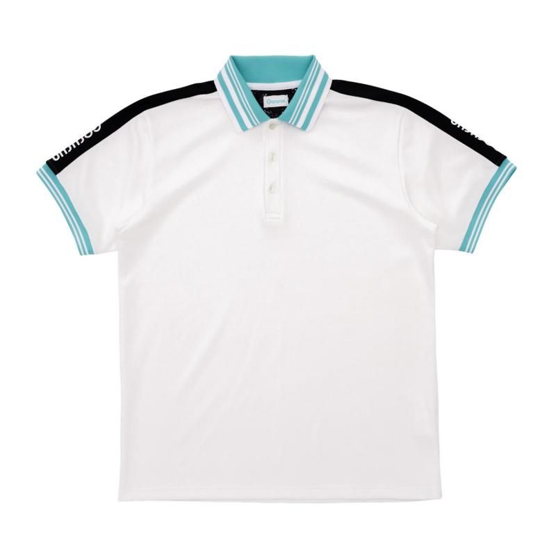 Gorurun バイカラーブロックミドルスムース ポロシャツ バイカラーブロック ミドルスムース ポロシャツ / ブラック系