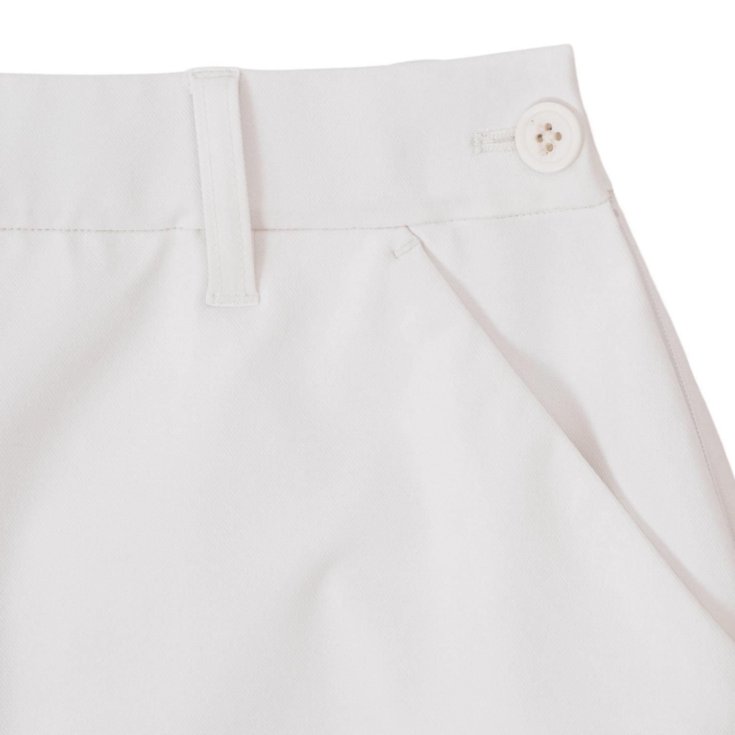 レディース】スムースタッチ バックプリーツ スカート / ホワイト