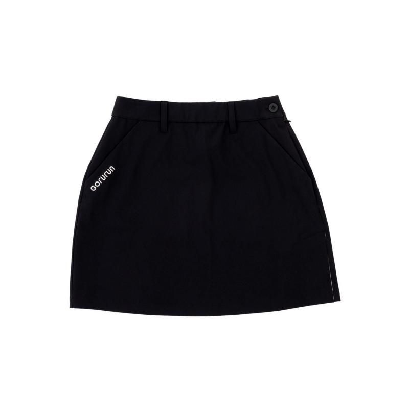 極美品/2023年✨ナゴンスタンス ラウンドスカート 触り心地◎ ボリューム 黒 orb skirt（470IA431－0441） | nagonstans