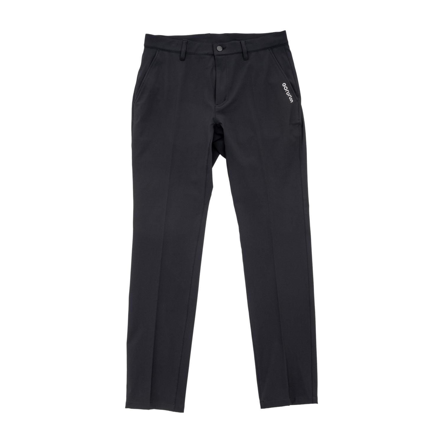 ストレッチフィット テーパードパンツ / ブラック | Gorurun ご