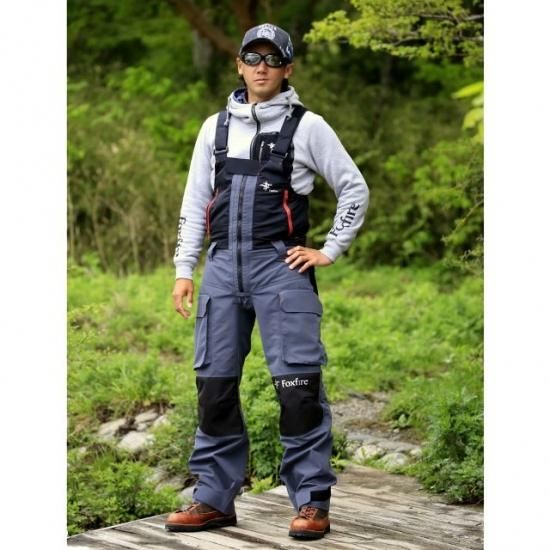 ラスト値下げ！未使用！Foxfire！ハイドロマスタービブ！ ゴアテックス　GORE-TEX（青木大介）定価70400円 FoxfireGORE-TEXハイドロマスタービブ - 加藤毛ばり店