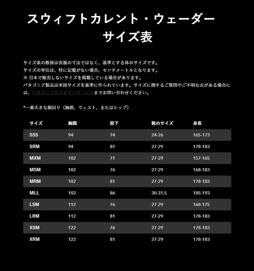 Patagoniaメンズスイフトカレントウェーディング パンツ 加藤毛ばり店