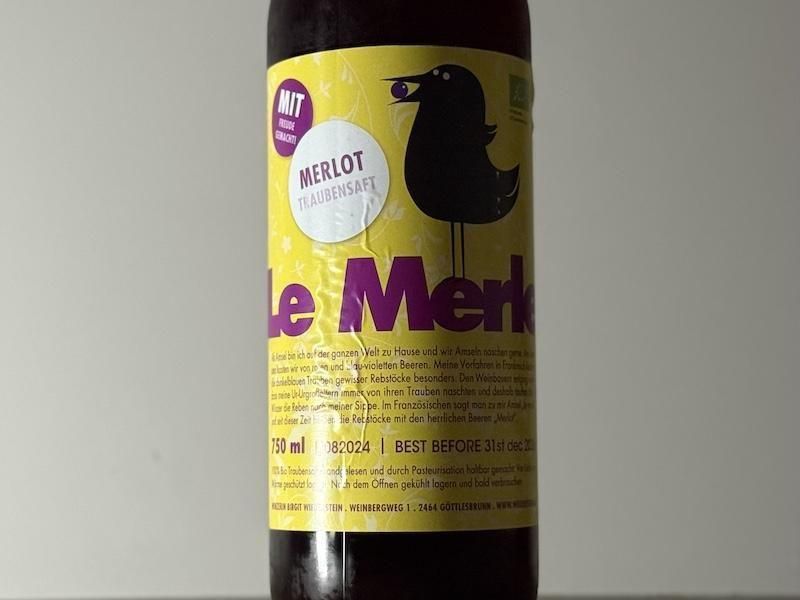 赤：ブドウジュース：[2024] ル・メルル（ヴィーターシュタインle
