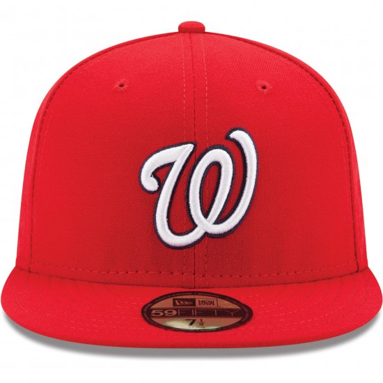 NEW ERA UPSIDE DOWN Washington Nationalsブラック黒ホワイト白