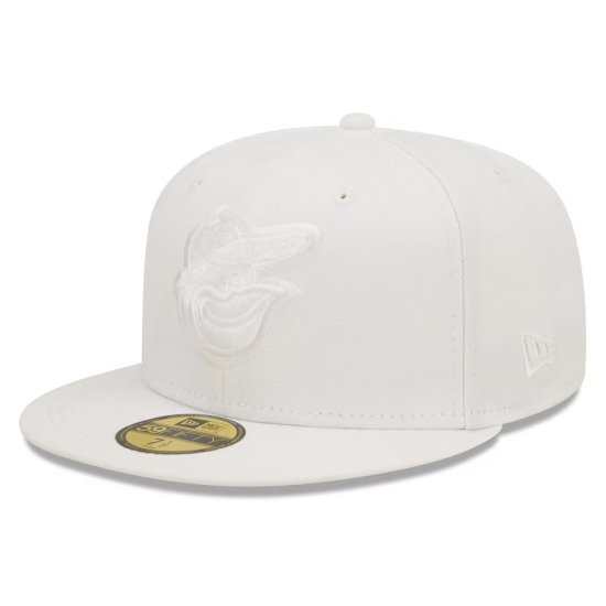 ڥܥƥ⥢ ꥪ륺(BOLTIMORE ORIOLES)New Era White on White 59FIFTY Fitted å