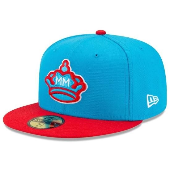 New Era マイアミ・マーリンズ 59FIFTY キャップわーるど MLB マーリンズ キャップ ニューエラ メンズ - MLB