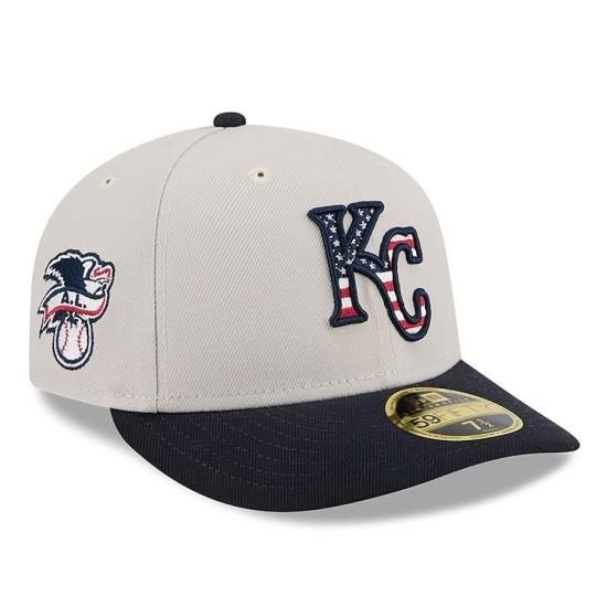 ڥ󥶥ƥ 륺(KANSASCITY ROYALS)New Era 2024 Fourth of July ץե 59FIFTY Fitted å