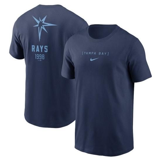 ڥѥ٥ 쥤(TAMPABAY RAYS)Nike Large Logo Back Stack T