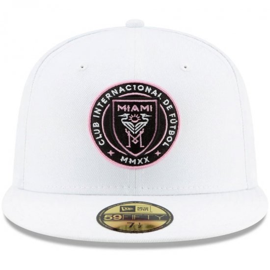 インテル マイアミCF】New Era White Team Logo 59FIFTY Fitted 