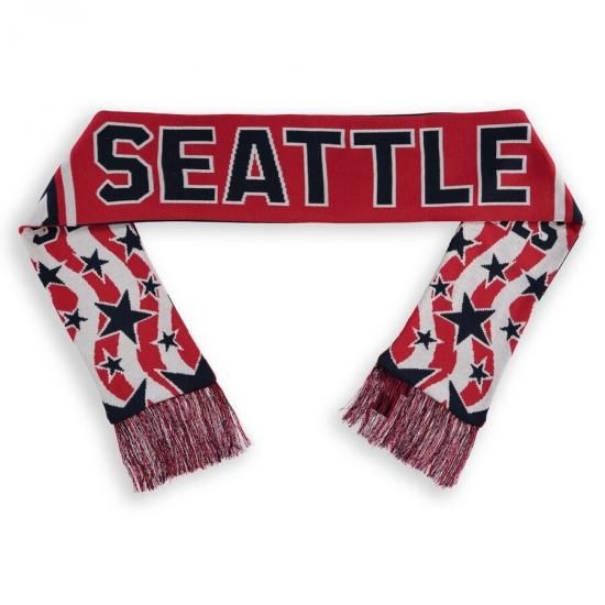 ڥȥ롦FC(Seattle Sounders FC) Fanatics Branded Navy/White Jacquard Americana Scarf