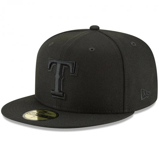 ڥƥ 󥸥㡼(TEXAS RANGERS)New Era Black Primary Logo Basic 59FIFTY Fitted å