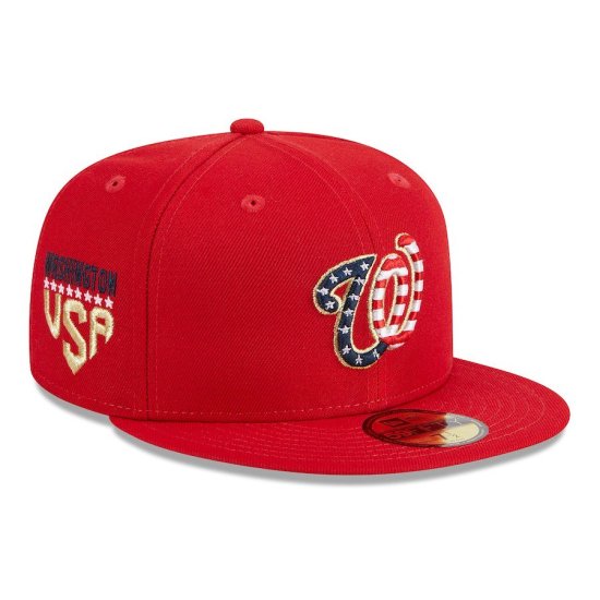 ڥ亮ȥ ʥʥ륺(WASHINGTON NATIONALS)New Era 2023 Fourth of July 59FIFTY Fitted å