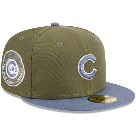 シカゴ カブス(CHICAGO CUBS)】New Era Olive/Blue 59FIFTY シカゴ カブス(CHICAGO CUBS)】New Era Olive/Blue 59FIFTY
