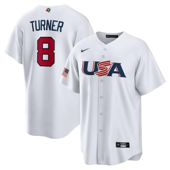 WBC ꥫɽ(USA Baseball)ۥȥ쥢ʡ Nike 2023 World Baseball Classic Replica Player ˥ե #8